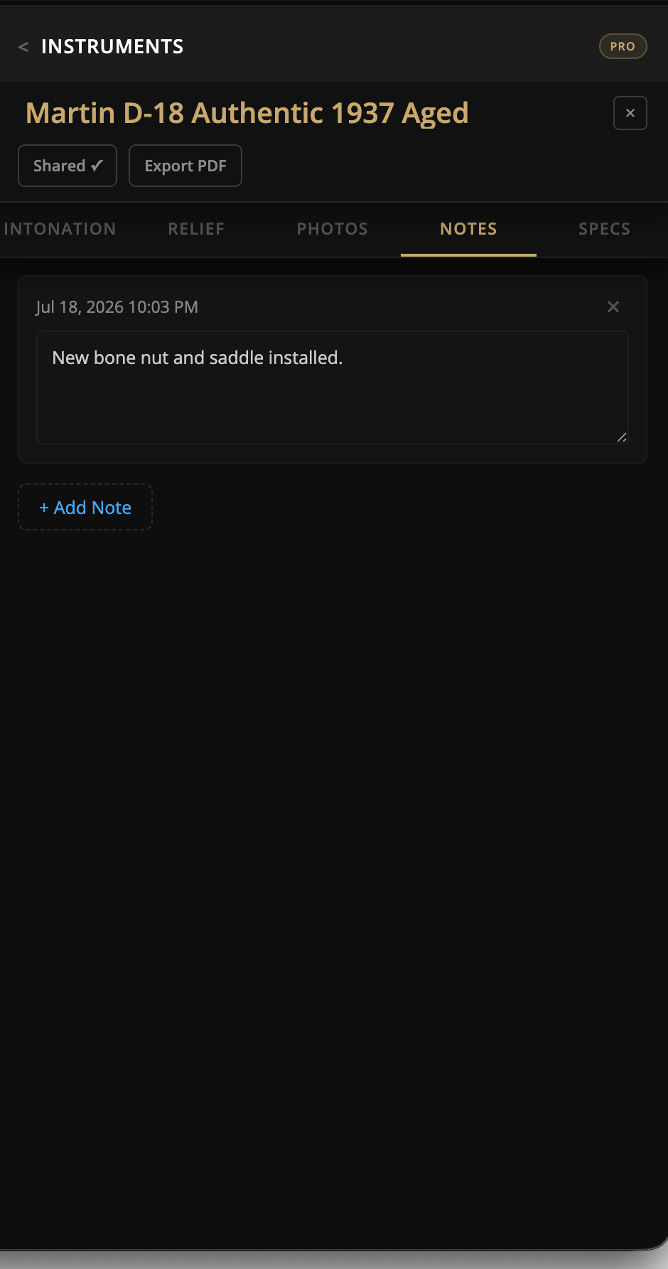Setup notes
